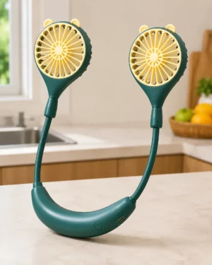 Hands-Free Rechargeable Neck Fan – Portable Cooling Solution - image 1