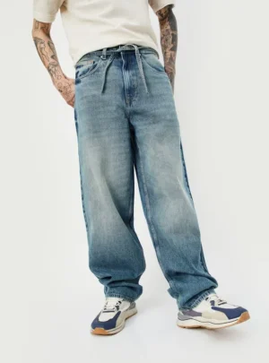 Mariner's Ledger – Premium Light-Wash Wide-Leg Jean - image 1