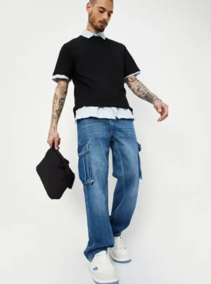 Dockside Cargo – Premium Mid-Wash Utility Jean - image 1