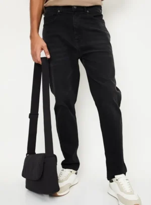 Equity Noir – Premium Faded Black Straight Jean - image 1