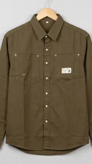 Men's Utility Button-Down Shirt with Dual Pockets – Versatile Everyday Essential - image 1