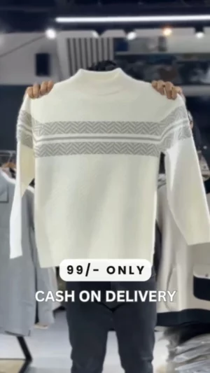 Cream Turtleneck Sweater – Essential Winter Layering Piece for Everyday Wear - image 1
