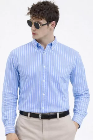 SkyLine Classic Striped Shirt – Elegant. Refined. Enduring Style - image 1