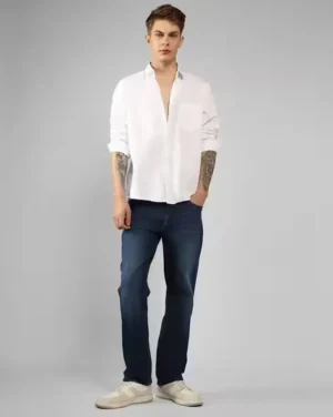 Ivory Relaxed-Collar Cotton Shirt — Timeless Comfort Meets Sophisticated Style - image 1