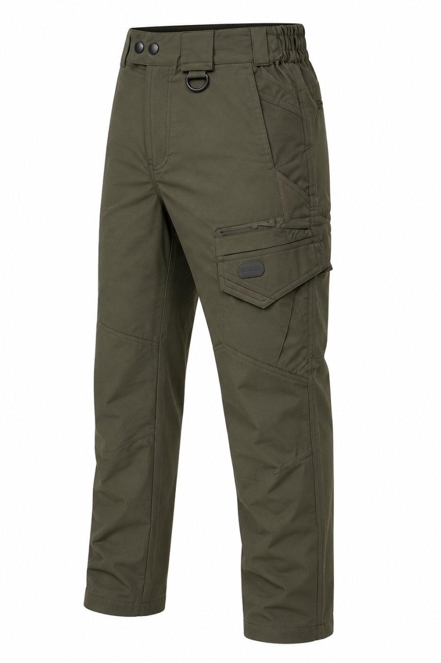 Men's Olive Green Tactical Cargo Pants – Multi Pocket Design - image 1